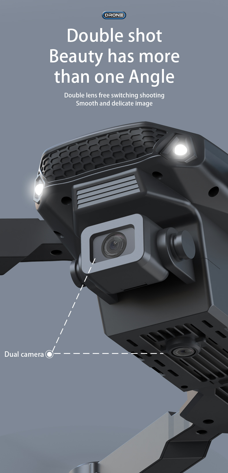 E88 Foldable RC Drone Dual Cam - Rc Helicopter Hobby Grade 评论和价格