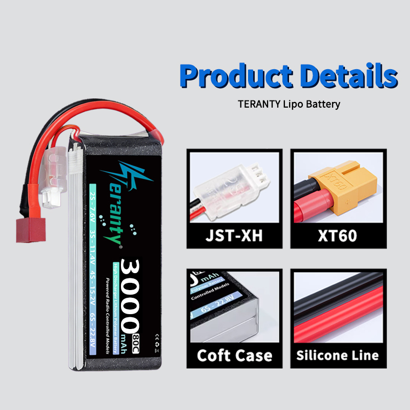 TERANTY 2S 3000mAh Lipo Batter - Rc Hobby Model 评论和价格