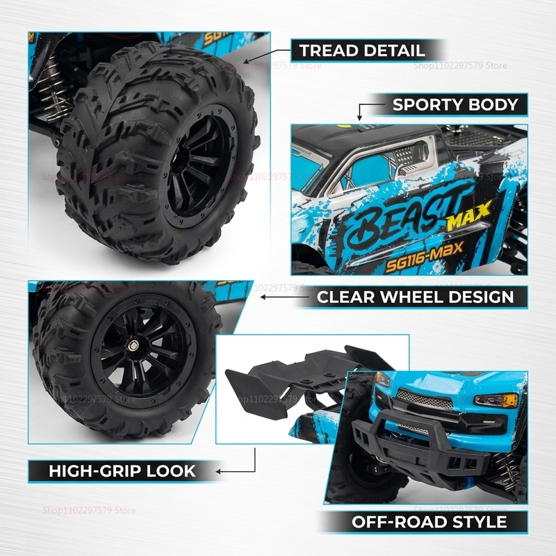 SG116‑MAX/PRO 4WD Remote Contr - Rc Hobby Workbench 评论和价格