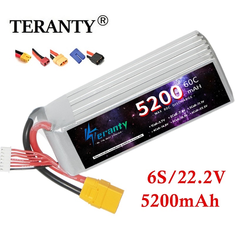 TERANTY 6S 5200mAh Lipo Batter - Rc Hobby Model 评论和价格