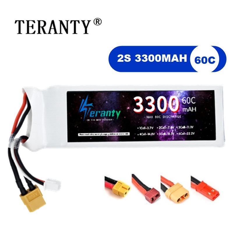 2S 7.4V LiPo Battery 3300mAh 6 - Rc Hobby Model 评论和价格