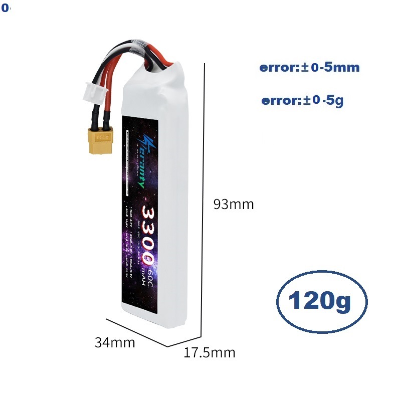 2S 7.4V LiPo Battery 3300mAh 6 - Rc Hobby Model 评论和价格