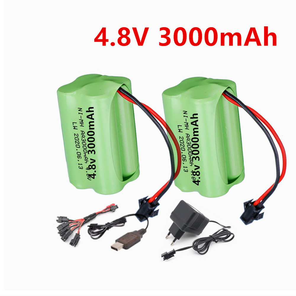 4.8v 3000mAh Rechargeable Batt - Rc Hobby Model 评论和价格